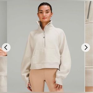 Lululemon Scuba Oversized Funnel Neck Half Zip